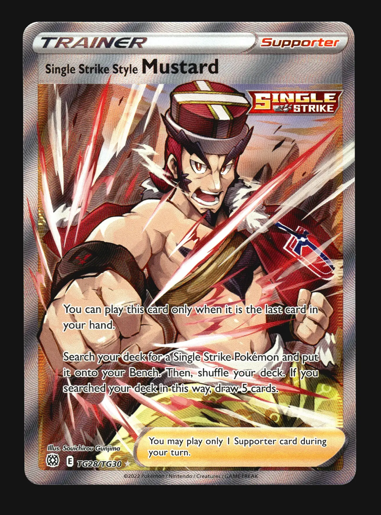 Single Strike Style Mustard